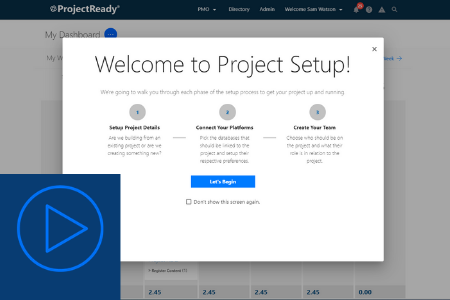 Build Your Project & Automate Governance with ProjectReady
