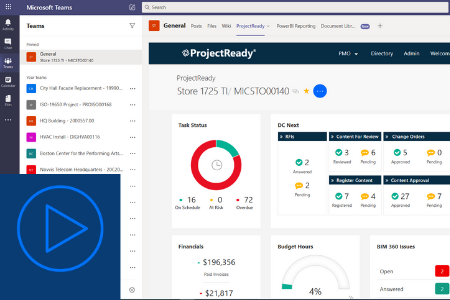 Integrate ProjectReady with Microsoft Teams