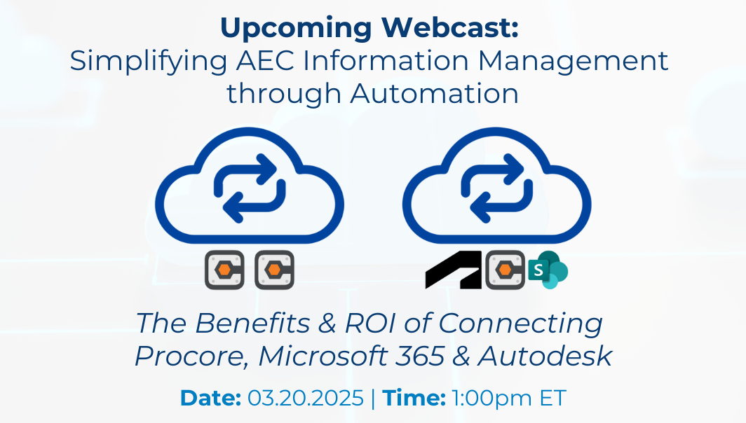 SharePoint and Autodesk Construction Cloud Webinar