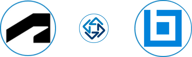 Three circular logos connected by bidirectional arrows, illustrating integration from the left platform through a central hub to the right platform. | ProjectReady