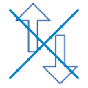 Prohibition sign over a file transfer icon, indicating no uploading or downloading of files. | ProjectReady