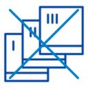 Stack of overlapping blue folders representing files or documents | ProjectReady